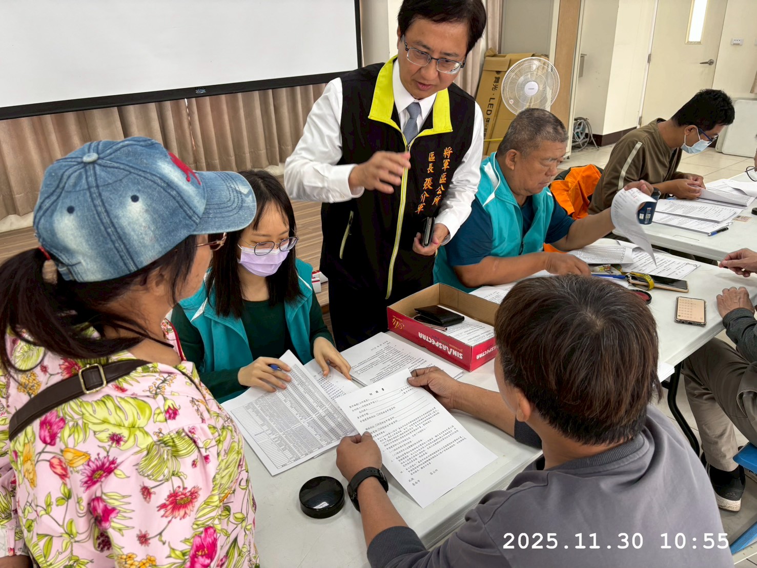 將軍區公所啟動下里服務協助丹娜絲災戶申...