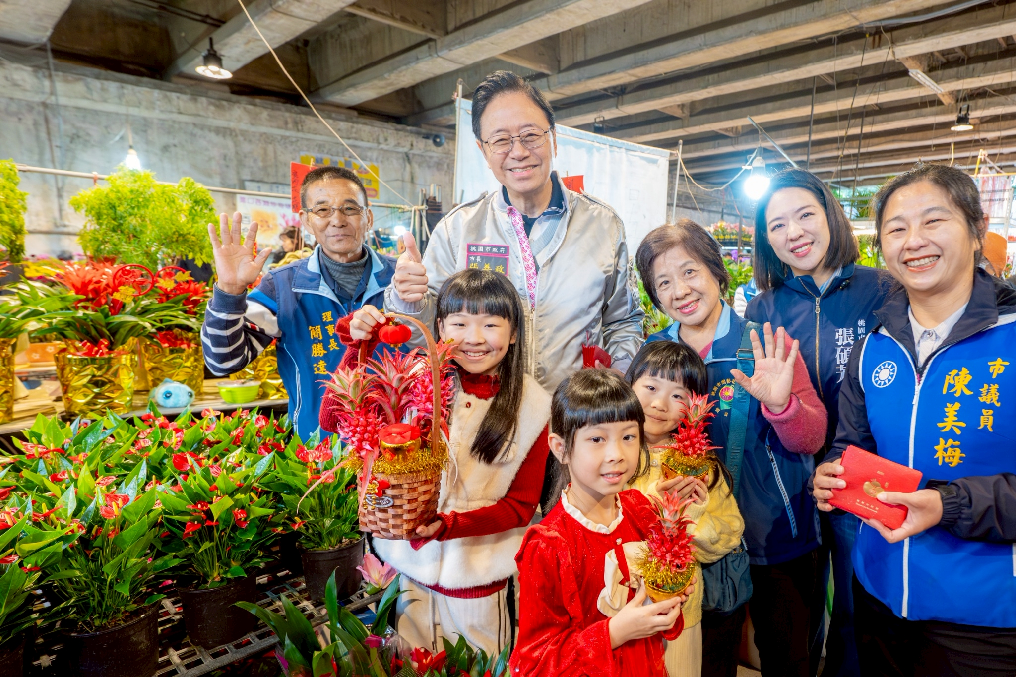 桃園假日花市今起連續營業16天　張市長...